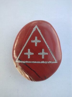 Pentacle sur Galet n°01 : Trinité Sainte