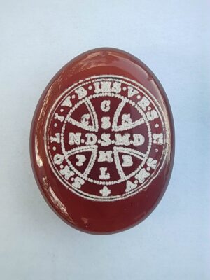 Pentacle sur Galet n°03 : Médaille de Saint-Benoît