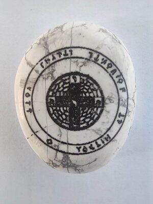 Pentacle sur Galet n°34 : La Croix